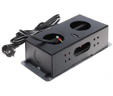 Listwa zasilająca meblowa 3 gniazda FPS-3S/CABLE