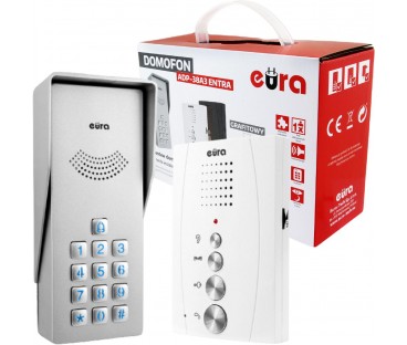 Domofon EURA ADP-38A3 ENTRA bialy