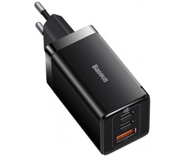 Ładowarka sieciowa Baseus GaN 5 Pro Fast Charger CCGP120201 65W 1x USB-A 2x USB-C PD 3.0 QC 4.0 + kabel USB-C