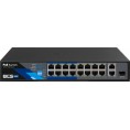 Switch PoE BCS BASIC BCS-B-SP1602G-1SFP