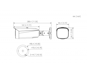 Kamera IP TIOC 3.0 DAHUA IPC-HFW3549T1-ZAS-PV-27135-S5