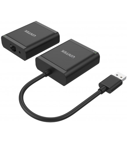 Unitek Y-2516 przedłużacz USB 2.0 po skrętce 4xUSB