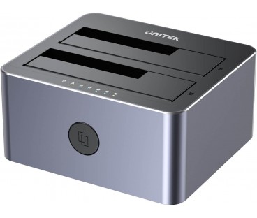 Y-3026GY01-EU Unitek Stacja klonująca dyski 2 x SATA 2,5"/3,5" USB 5Gbps