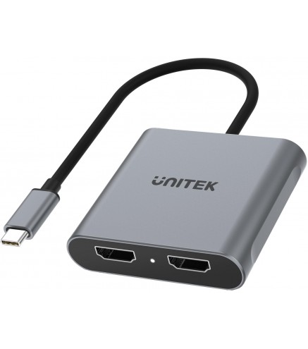 Adapter Unitek USB-C na 2x HDMI