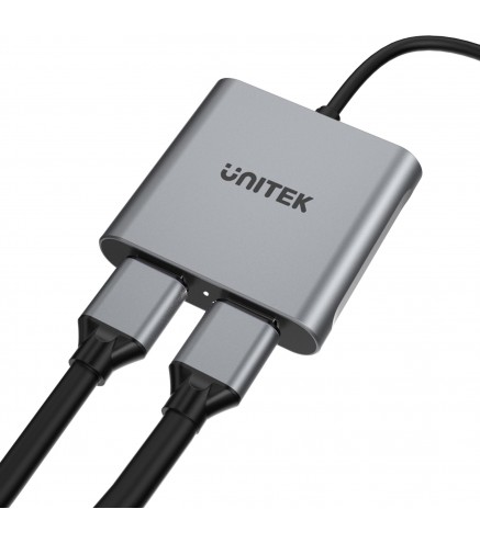 Adapter Unitek USB-C na 2x HDMI