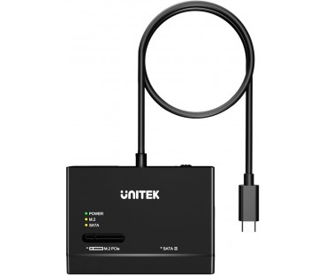 S1232A01-EU Unitek Mostek USB-C na dyski SATA i M.2 MVMe