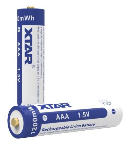 Akumulatorki R03 / AAA 1,5V Xtar 750mAh (box 4 szt.) z zabezpieczeniem