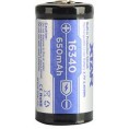 Akumulatorek 16340 / R-CR123 3,7V Xtar 650mAh (1 szt.) z zabezpieczeniem