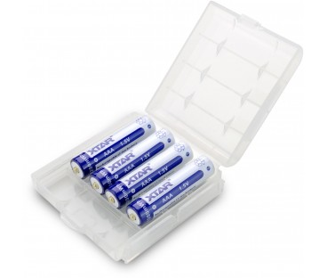 Akumulatorki R03 / AAA 1,5V Xtar 750mAh (box 4 szt.) z zabezpieczeniem