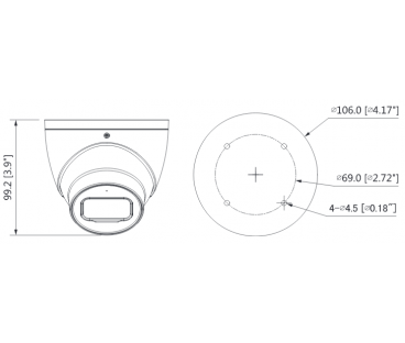 KAMERA HDCVI DAHUA HAC-HDW2802T-A-0280B-S2-DIP