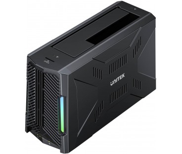 Unitek Stacja dokująca, 1x dysk M.2 NVMe, 1x dysk SATA, USB-C 10 Gbps S1234B01-EU