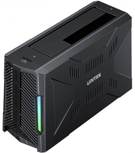 Unitek Stacja dokująca, 1x dysk M.2 NVMe, 1x dysk SATA, USB-C 10 Gbps S1234B01-EU