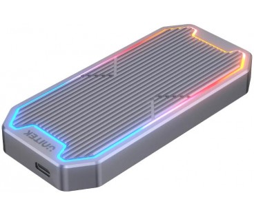 S1210B Unitek Obudowa dysku M.2 SSD NVMe/SATA 10Gbps RGB