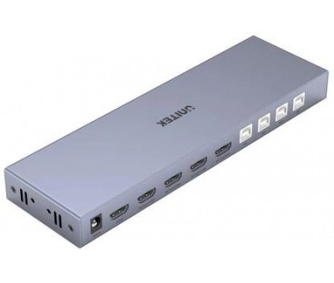 Unitek V306A Przełącznik KVM 4K HDMI 2.0 4-in 1-out +USB