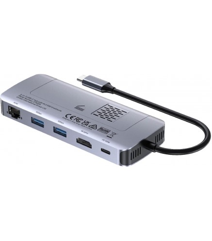 Unitek D1120A01 Aktywny Hub USB-C 10 Gbps, Obudowa na dysk M.2, HDMI