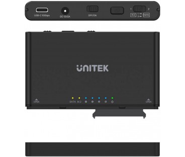 Unitek S1222A Mostek / stacja klonująca dyski SATA i M.2
