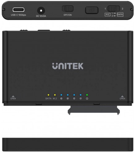 Unitek S1222A Mostek / stacja klonująca dyski SATA i M.2