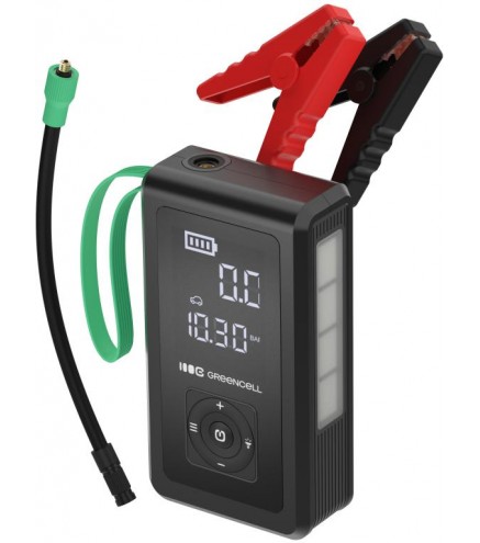 POWERBANK ROZRUSZNIK KOMPRESOR Green Cell PowerBoost Air Car Jump Starter 8000mAh 1000A 150PSI