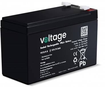 Akumulator AGM Voltage 12V 9Ah VE12-9.0 (Żywotność 6-9 lat)
