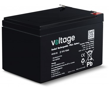 Akumulator AGM Voltage 12V 12Ah VE12-12 (Żywotność 6-9 lat)