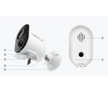 Kamera IP Reolink Argus B350 akumulatorowa 8MPx Wi-Fi