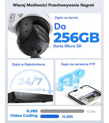 Kamera IP Reolink Trackmix WIFI OBROTOWA SERIES W760