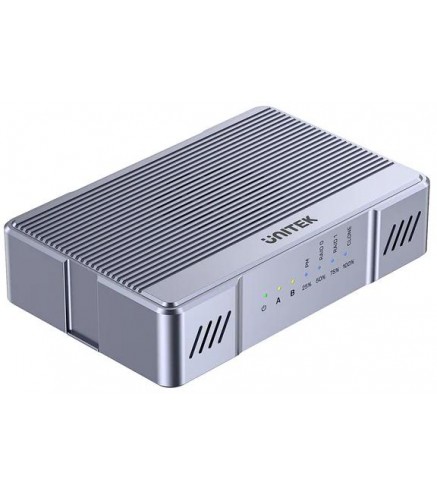 Unitek obudowa 2x M.2 20 Gb/s  RAID0, RAID1 + klonowanie