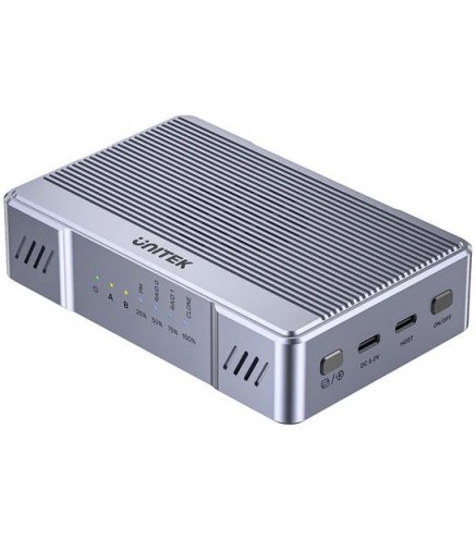 Unitek obudowa 2x M.2 20 Gb/s  RAID0, RAID1 + klonowanie