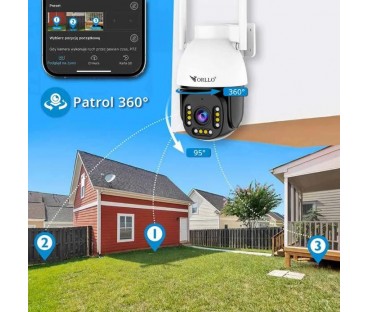 Kamera IP Orllo zewnętrzna obrotowa zoom x10 ORLLO Z9 ULTRA