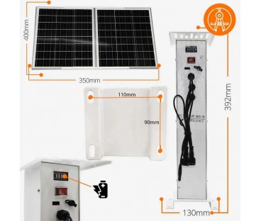 Kamera Zewnętrzna Obrotowa GSM na Kartę SIM Orllo Z7 PRO + Panel fotowoltaiczny SM6030 Pro