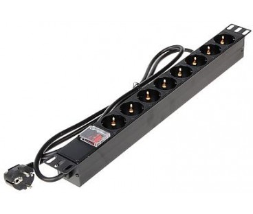 Listwa zasilająca 8 gniazd PD-8/RACK-N
