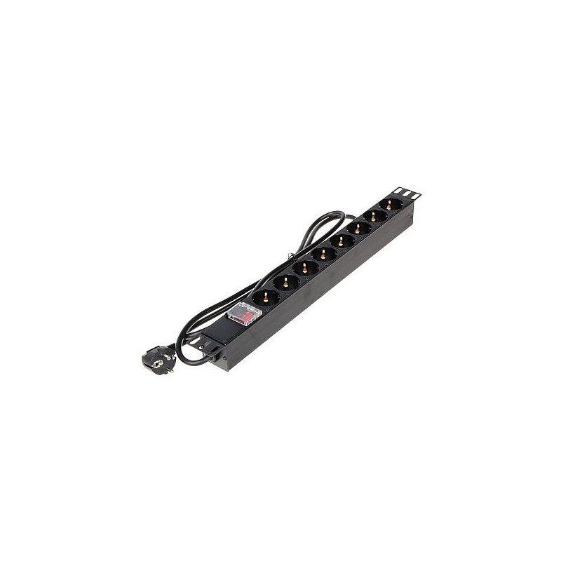 Listwa zasilająca 8 gniazd PD-8/RACK-N
