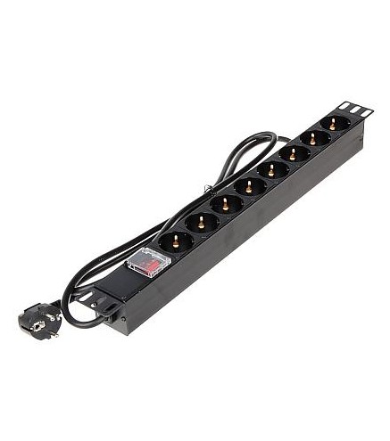 Listwa zasilająca 8 gniazd PD-8/RACK-N
