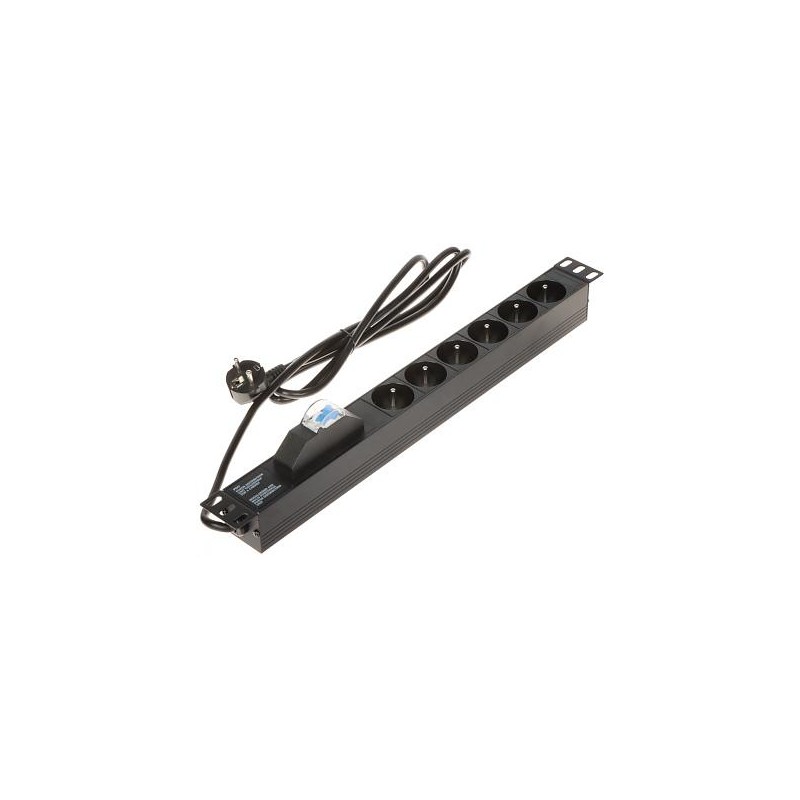 Listwa zasilająca 6 gniazd PD-6/R-1P