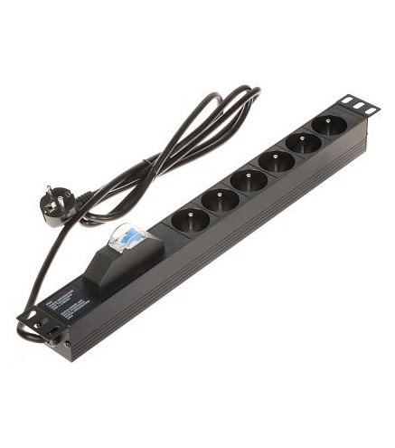 Listwa zasilająca 6 gniazd PD-6/R-1P