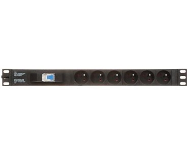 Listwa zasilająca 6 gniazd PD-6/R-1P