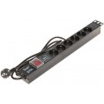 Listwa zasilająca 6 gniazd PD-6/R-SPD-1L