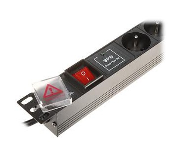 Listwa zasilająca 6 gniazd PD-6/R-SPD-1L