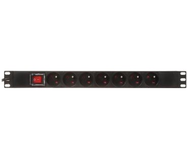 Listwa zasilająca 7 gniazd PD-7/R-N