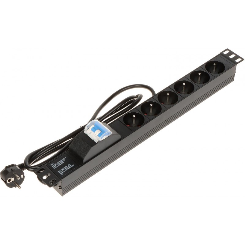 Listwa zasilająca 6 gniazd PD-6/R-2P