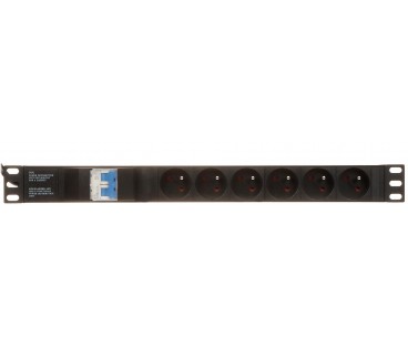 Listwa zasilająca 6 gniazd PD-6/R-2P