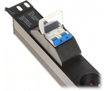 Listwa zasilająca 6 gniazd PD-6/R-2P
