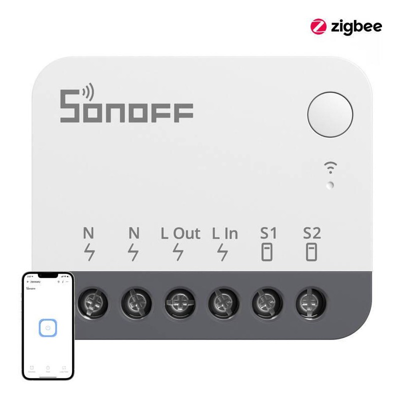 Inteligentny mini przełącznik ZigBee SONOFF ZBMINIR2