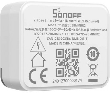 Inteligentny mini przełącznik ZigBee SONOFF ZBMINIR2
