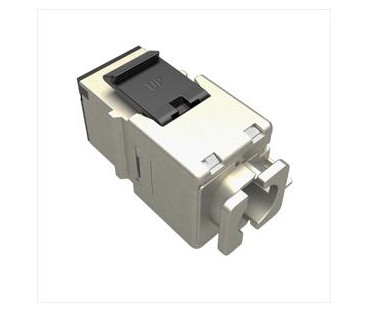Moduł Keystone szybkozaciskowy narzędziowy SOLARIX Cat.6 STP RJ45 srebrny