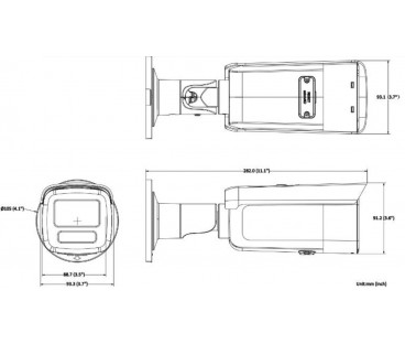 KAMERA IP HIKVISION DS-2CD2T66G2H-4I(2.8mm)/BLACK