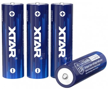 Akumulatorki R06 / AA 1,5V Xtar 2500mAh (box 4 szt.) z zabezpieczeniem