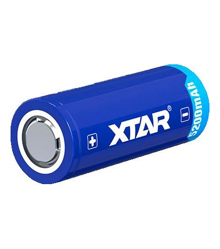 Akumulator 26650 Li-Ion 3,7V Xtar 5200mAh (1 szt.) z zabezpieczeniem