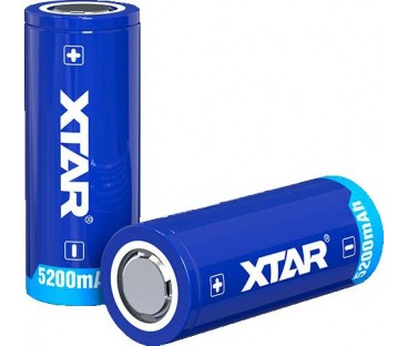 Akumulator 26650 Li-Ion 3,7V Xtar 5200mAh (1 szt.) z zabezpieczeniem