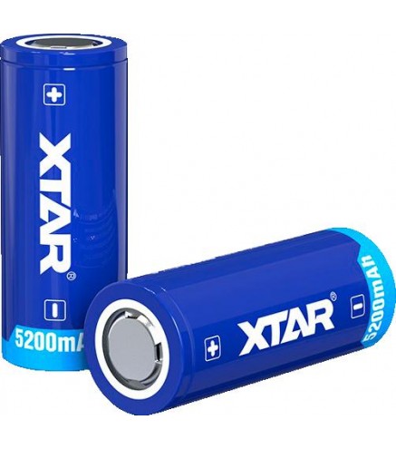 Akumulator 26650 Li-Ion 3,7V Xtar 5200mAh (1 szt.) z zabezpieczeniem